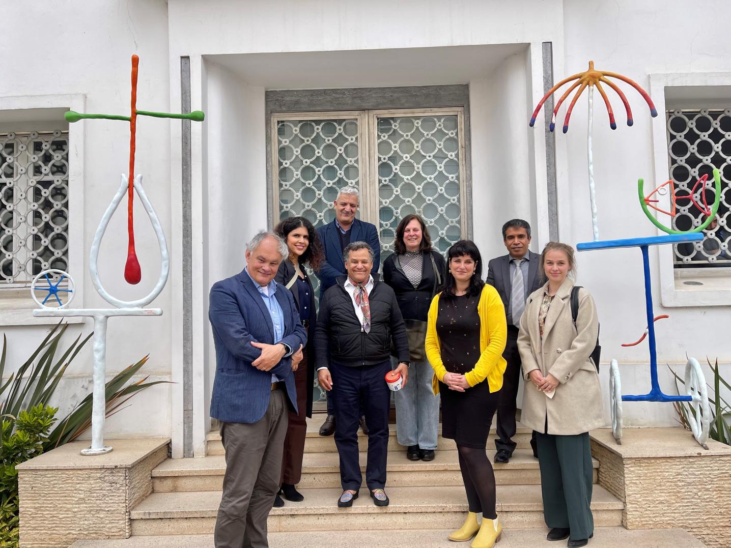 Visit of the delegation to La Fondation Nationale des Musees in Rabat