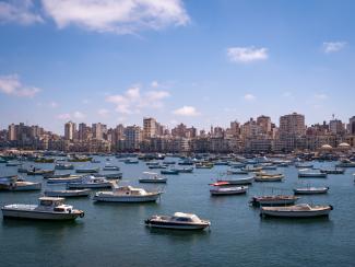 Harbour of Alexandria, Egypt. Photo: Flo P.