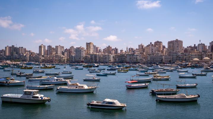 Harbour of Alexandria, Egypt. Photo: Flo P.