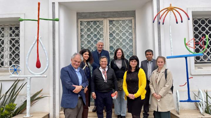 Visit of the delegation to La Fondation Nationale des Musees in Rabat